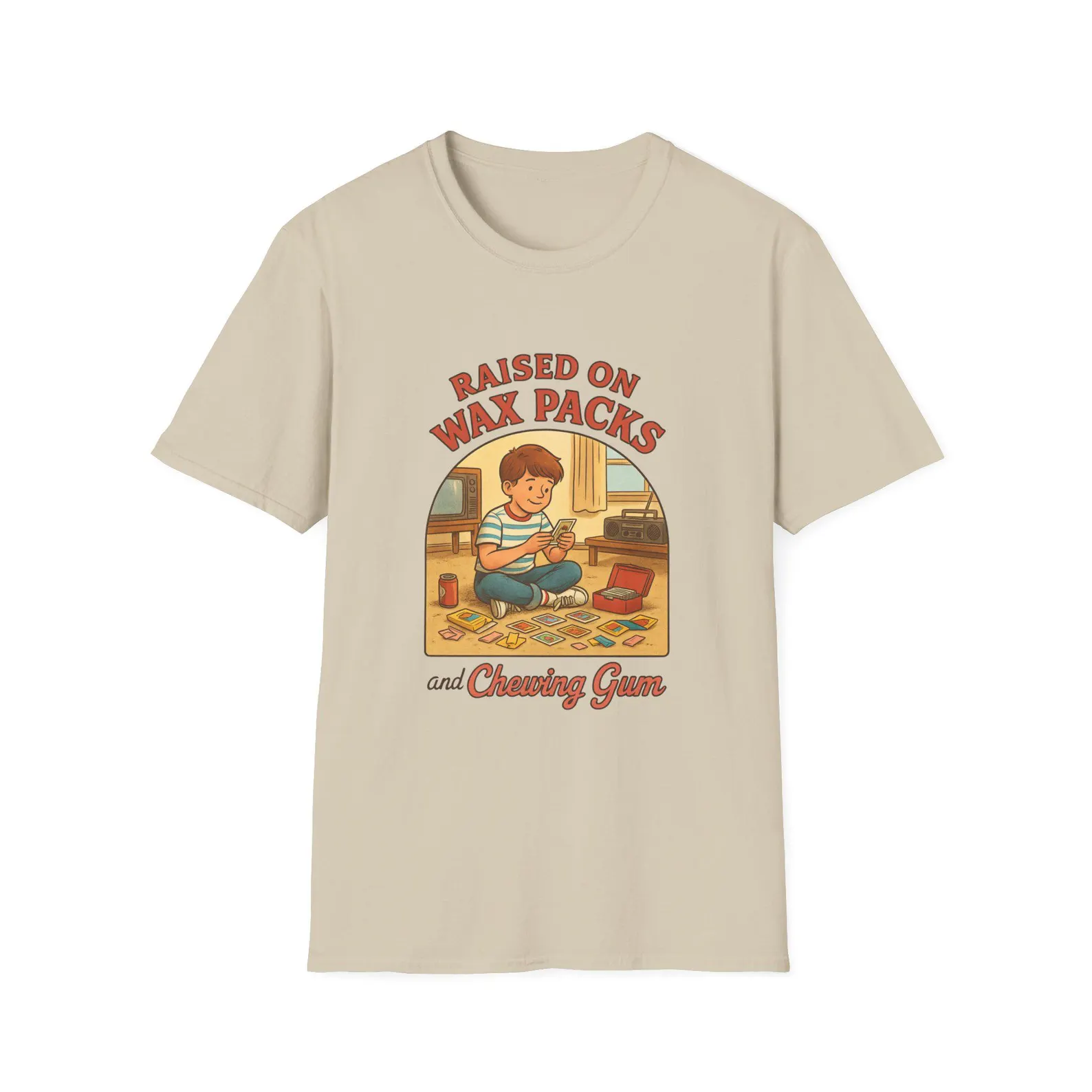 Raised on Wax Packs and Chewing Gum shirt